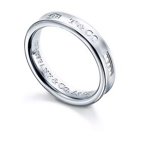 Tiffany 1837 collection ring; silver. Size 5 and 3/4. Almost size 6.